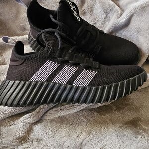 Adidas Women Black and White Sneakers